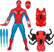 Marvel Spider-Man Thwip Blast Spider-Man Action Figure with Accessories, 11-Inch-Scale (27cm) Super Hero Toys for Kids Ages 4 and Up