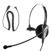 Headset 2.5mm Jabra Compatible QD Low Cost Pro Monaural headset for Call Center