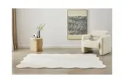 Jeremy Wave-shaped Fluffy Rug