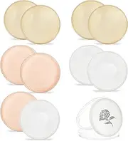 NICENEEDED 10 PCS Laser Engraved Blank Coins, 40mm Colorful Blank Challenge Coin Threaded Edged with Acrylic Protection Box, Thick Circle Coin for DIY Crafts Birthday Travel Commemorative Collection