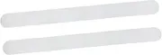 POPETPOP 2Pcs Transparent Tennis Racket Tape Durable Scratch Protection Professional Racquet Saver Head Tape Lightweight TPU Material for Adhesion