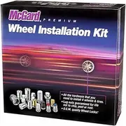 McGard 65557 Chrome SplineDrive Wheel Installation Kit (M12 x 1.5 Thread Size) - for 5 Lug Wheels, 16 Lug Nuts / 4 Locks / 1 Key / 1 Install Tool