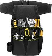Waist Tool Bag | Pouch Tool Organizer Bag | Utility Belt Work Tool Pouch, Work Apron Tool Pouch, Heavy Duty Adjustable Portable Tool Holder for Hand Tools
