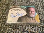 STARGATE ATLANTIS CHANC DRUHIN ALAN SCARFE AUTO CARD 2005 RITTENHOUSE UNC. RARE