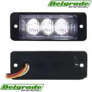 Warning Lights, Warning Light Mini Strobe LED White 3-Di