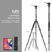 M5 Tripod Monopod Aluminium for Camera Smartphone Canon Nikon DSLR DV