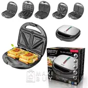 Walnut Cookie Maker Baker 5 in 1 Sandwich Maker Waffle Iron Panini Camry US Plug