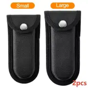 2pcs Tactical Knife Magazine Pouches Single Pistol Mag Bags Molle Flashlight Bag
