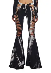 [Club Exx] Surreal Mirage Flare Pants