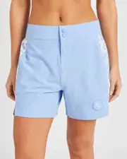[Rip Curl] Rip Curl Women's Holiday Tropics Board Shorts in Mid Blue Size Medium M Mid Blue