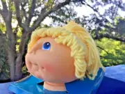 1984 Original CABBAGE PATCH New NIB BUILD A DOLL Pony Tail Blond M N Thomas ❤️J8