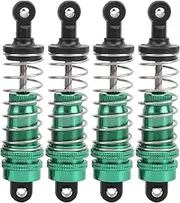 RC Shock Struts Damper, RC Car Shock Damper, RC Car Metal Shocks Absorber for Enhancing The Overall Handling and Stability Of A Vehicle (Verde)