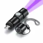 UV Ultra Violet LED Flashlight Blacklight Light 395 nM Inspection Lamp Torch AUS