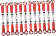 Totority 12 Pcs Adjustable Rc Turnbuckles Rc Car Turnbuckle Camber Links Camber Linkage Rod Ends Front Rear Turnbuckles Rc Car Push Rod Rc Pull Rod Rc Rc Car Before and After Racing Car