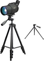 [SVBONY] SV41 Spotting Scope, Zoom Spotting Scopes 25-75x70 with Tripod Waterproof Mini Compact Spotting Scope, Telescope for Shooting Birdwatching Travel for Both Terrestrial and Astronomical