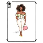 iPad Air 11-inch (M2/M3) iPad Impact Case Lemon Babe, Curvy Fashionista, iPad Case