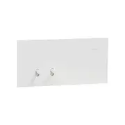 Clipsal 1042TA-WC Switch, Clipsal Solis T Series, 2 gangs, horizontal, 16AX/20A