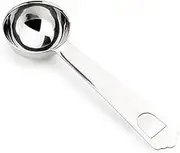 FUNOMOCYA Fruit Scooper Coffee Measure Spoon 2pcs 20ml Stainless Steel Spoon for Home Use Fruit Salad Garnish Tool