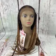 Ida TT1B/27 Insta-braid Braided 13” x 7” Lace Front Wig New Synthetic