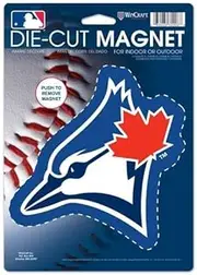 MLB Toronto Blue Jays 82044013 Die Cut Logo Magnet, Small, Black