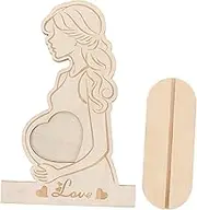 Yardenfun Wooden Sonogram Picture Frame Stylish Remembrance Photo Frame for Newborn Memories Design for Home Decoration Preserves Precious Moments