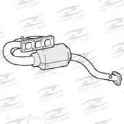 Redback Manifold Cat Converter to suit BMW E39/E60 2.5/3.0L 6Cyl Sed/W - MCV048