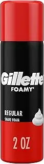 Gillette Foamy Regular Shaving Cream 2 Ounce