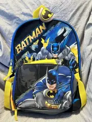 Batman Boys School Backpack Lunch Box SET DC Comic Superheroes Bioworld NEW