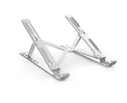 15 Inch Universal Notebook Stand Aluminum Alloy Folding Computer Stand Desktop Riser Shelf Base Cooling Stand-White