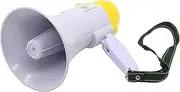 Megaphones Handheld Megaphone Pa Bullhorn Portable Bullhorn Speaker with Volume Control and Voice Recorder Outdoor Megaphone Speaker Clear Sound