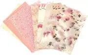 20 Pcs Scrapbook Textured Paper for Junk Journal Collage Card Making DIY Project