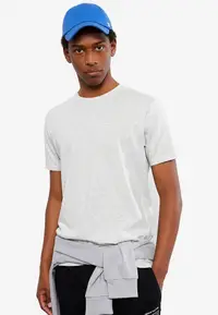 在飛比找ZALORA購物網優惠-Basic Combed Cotton T-Shirt