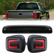 3PCS For Dodge Dakota SLT 1997-2011 LED Third Brake Light & License Plate Lights