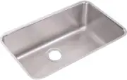 ELUH281610 Lustertone Classic Single Bowl Undermount Stainless Steel Sink