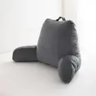 Reading Pillow Bed Adult Large,Back Rest Pillow with Arms, Pockets and Washab...