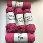 Vintage Factory Seconds Hot Pink Lot of 5 Skeins 3oz