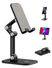 Phone Stand, Adjustable Height and Angle Foldable Cell Phone Stand Holder for...
