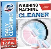 Washing Machine Cleaner Descaler 24 Tablets - Deep Cleaning Tablets For HE Front Loader & Top Load Washer, Safe Eco-Friendly Deodorizer, Clean Inside Drum and Laundry Tub Seal - 12 Month Supply (1)
