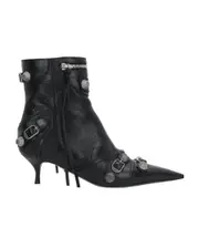 Balenciaga Cagole Pointed Toe Ankle Boots 36,37.5,38,36.5 Black