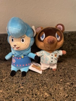 New Animal Crossing Tom Nook And Cyril Plush