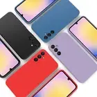For Samsung Galaxy A15 A25 A55 5G Liquid Silicone Case/Tempered Glass Protector