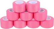 9 Rolls Portable Athletic Wraps for Badminton and Tennis Rackets Absorbent Grip Tape Racket Handle Protection Wrap Multi-use Sports Tape
