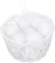 Easter Egg Crafts 12 Plastic Eggs Basket for Holiday Egg Decorations and Easter Celebrati