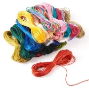 20 Bundles 1.5mm Polyester Thread Set Chinese Knot Cord for DIY Bracelet Making