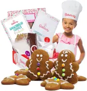Gingerbread Man Cookie Baking Kit DIY Kids Baking Set Holiday Decorating NEW