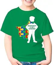 [Generic] Neurodiversity is My Superpower Autism Awareness Kids Shirt Girl Boy