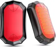 2 Pack Hand Warmers Magnetic Rechargeable Electric Reusable Portable Red