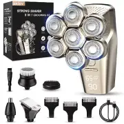 SEJOY 5IN1 7D Electric Razor Shaver Men's Trimmer Bald Head Cordless Waterproof