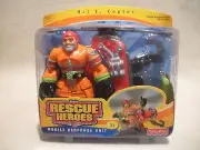 Rescue Heroes Mobile ResponseUnit Hal E. & Mini Copter Factory Sealed!