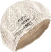 [WRITWAA] Beret Metal Buckle Casual Painter Hat Caps for Men Hats Mens Fleece Hat Female Berets Hat Polyester Hat Outdoor Beret Hat for Men French Beret for Men Travel Beret Men Beret Beige